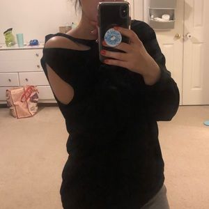 Express cutout sweatshirt